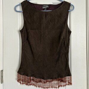Vintage Lafayette 148 Beaded Blouse